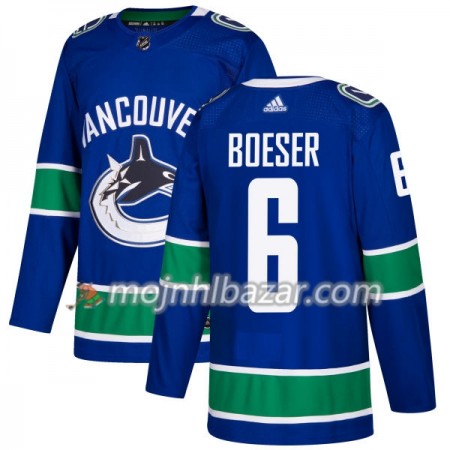Dresovi Vancouver Canucks Brock Boeser 6 Adidas 2017-2018 Plava Authentic - Muške Dresovi Vancouver Canucks Brock Boeser 6 Adidas 2017-2018 Plava Authentic - Muške